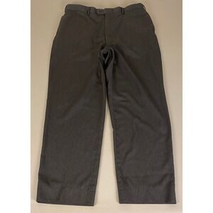 Jos‎ A Bank Wool Dress Pants Men's 38x30 Gray Flat Front Career Business